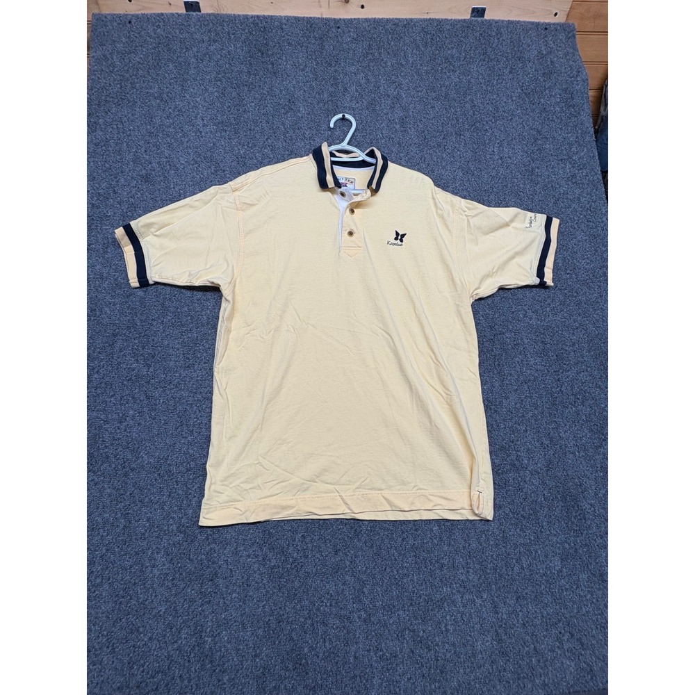 VTG Y2K Kapalua The Plantation Course Golf Polo Shirt Yellow Cutter Buck XL